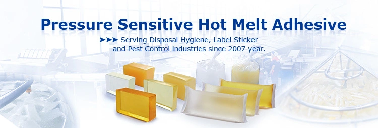 Pressure Sensitive Hotmelt Glue Adhesive Pshma White Colorless Disposal Personal Care Hygiene Product